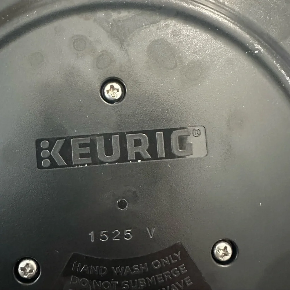 Keurig Black Plastic Carafe Coffee Pot with Chrome Handle GUC